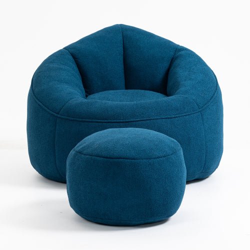 fcj high pressure foam bean bag chair bedding style padded foam padding compressed bean bag footrest comfortable bean bag sofa