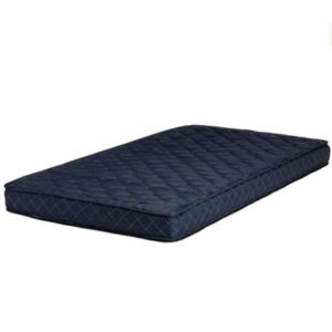 hms 6" navy blue twin memory foam mattress toppers 15cm thick water resistant rolled up vacuum compressed for healthy sleep