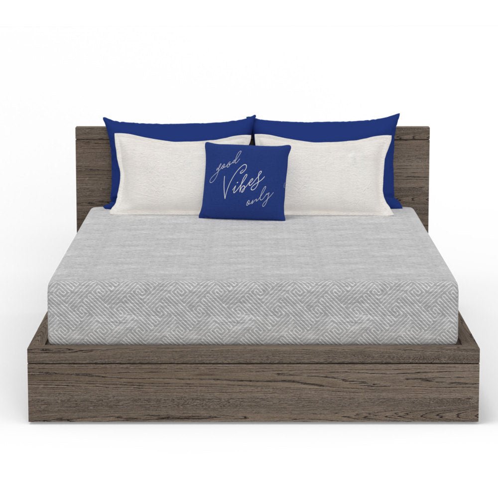 10" heather grey memory foam mattress (ultra small package) twin xl