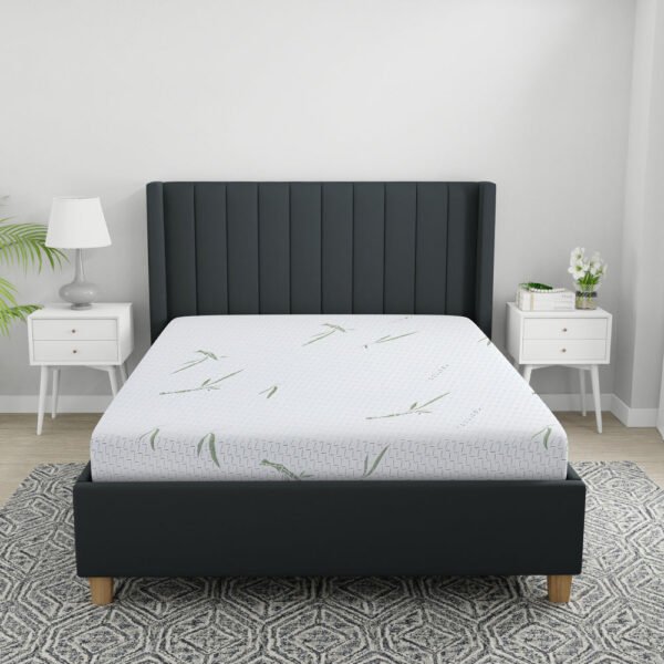 8 inch dual layer memory foam mattress with bamboo infused cover full