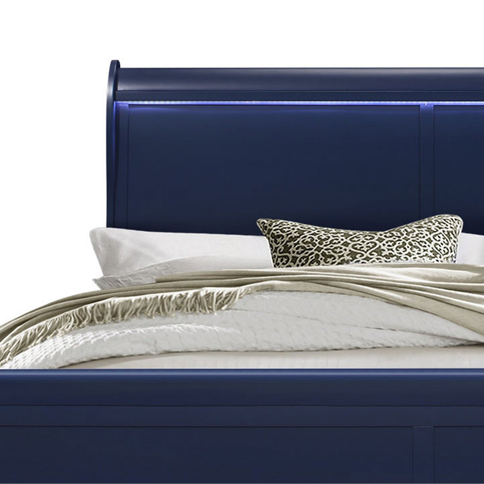 hms blue double and king size platform bed frame with storage tufted soft style for bedroom and apartment furniture