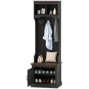 3 in 1 design clothes storage wardrobes black