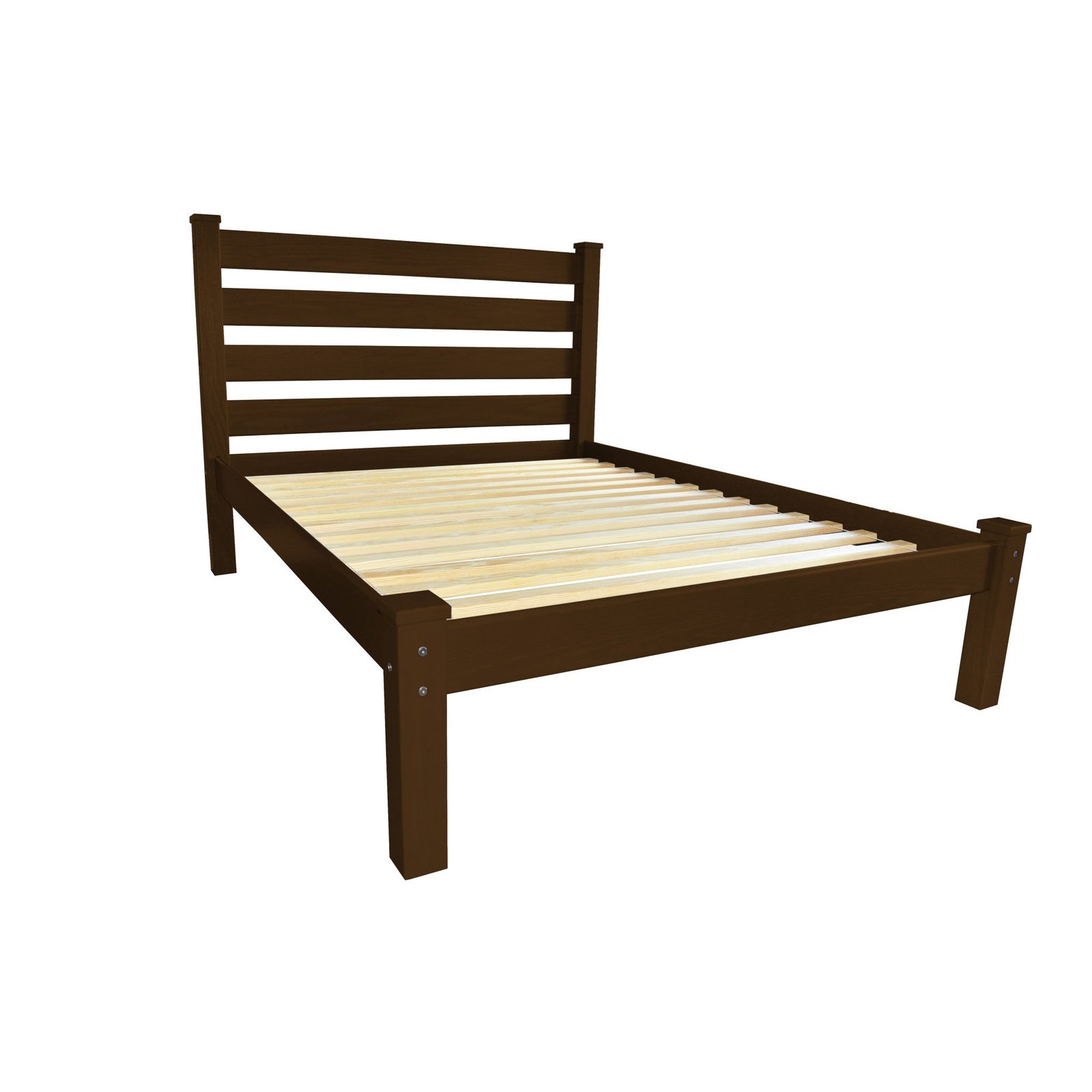 hms modern style solid wood twin bed frame with iron foldable for home living room bedroom available in king queen single sizes