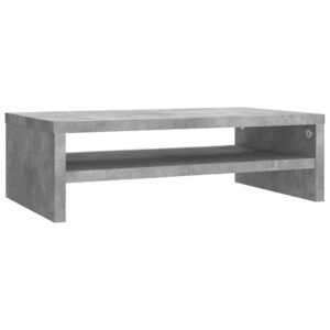 w2b vidaxl small minimalistic tv stand concrete grey engineered wood monitor stand