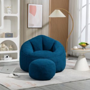 bedding bean bag sofa chair high pressure foam bean bag chair adult material with padded foam padding compressed