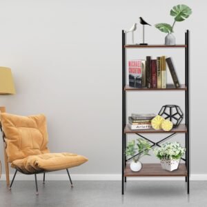 beautiful four story steel wood bookshelf simple and elegant design for home or office bookcases