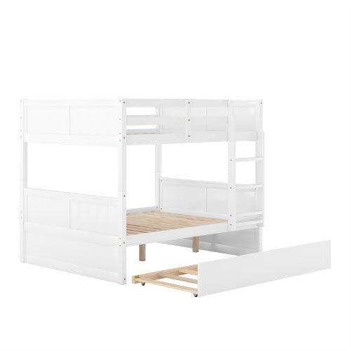 fcj full over full bunk bed with twin size trundle multi functional practical beds product