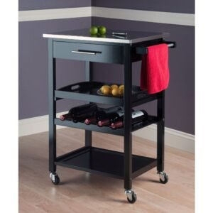 anthony stainless steel kitchen cart kitchen islands & carts product
