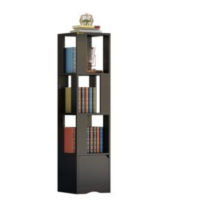yq forever wooden bookshelve bookshelf corner shelf storage rack bookcase living room furniture