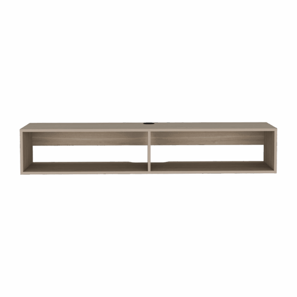 white oak moore floating tv stand for living room unique modern design
