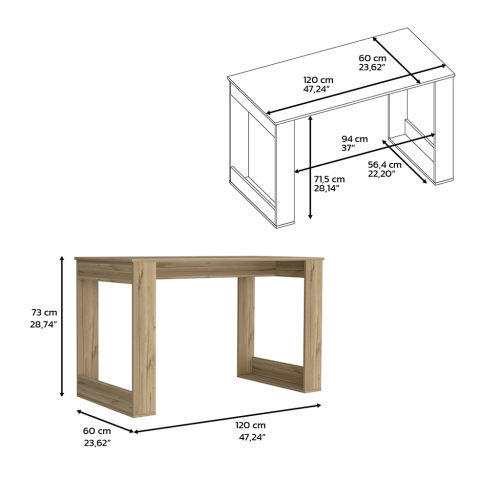 albion light oak finish computer desk fcj's ample worksurface desk with stylish legs