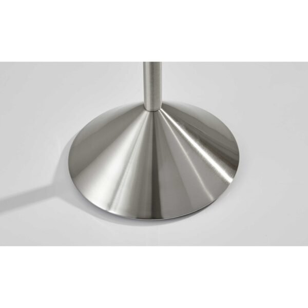 hms 12" x 68" brushed steel pyramid coat rack stylish coat hanger for home or office