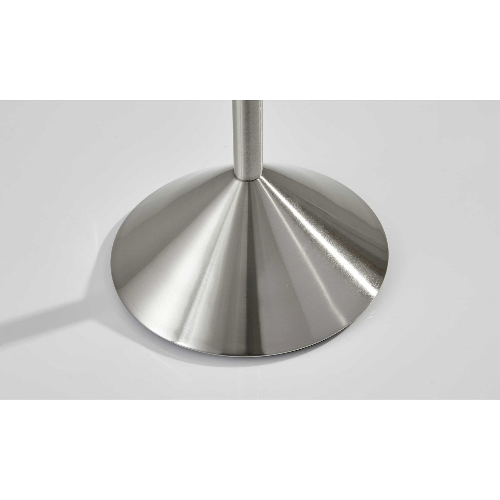 hms 12" x 68" brushed steel pyramid coat rack stylish coat hanger for home or office
