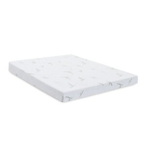 8 inch dual layer memory foam mattress with bamboo infused cover full
