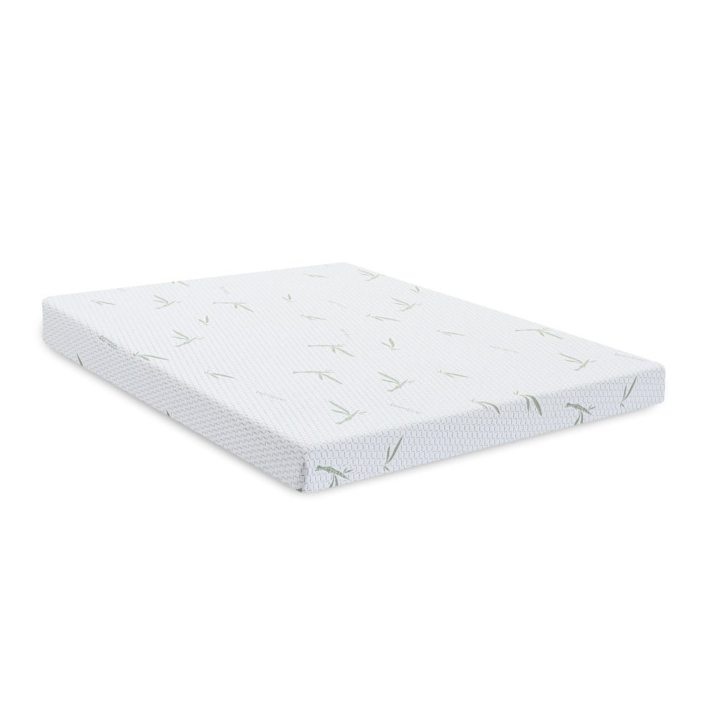 8 inch dual layer memory foam mattress with bamboo infused cover full