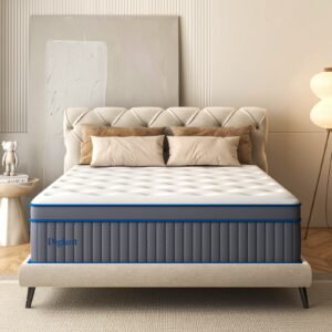 free shipping hybrid mattress 14 inch memory foam pocketing spring mattress without fiberglass