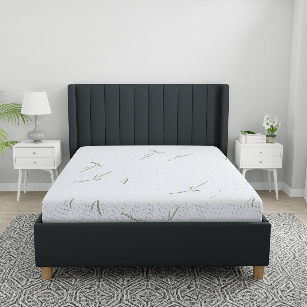 8 inch dual layer memory foam mattress with bamboo infused cover full