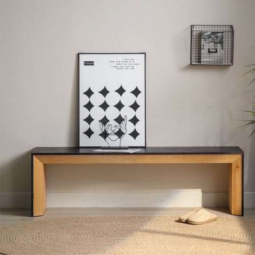 fcj multi coloured wooden bench modern interior bedroom bedside dining room hallway furniture unavailable waifel temu platforms