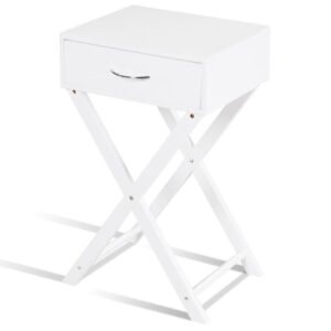 x shape drawer design side table for living room bedroom sofa furniture accessory