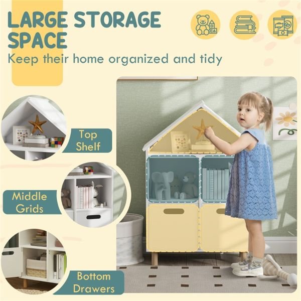 bookcase cabinet with storage practical bookshelf for home office organization
