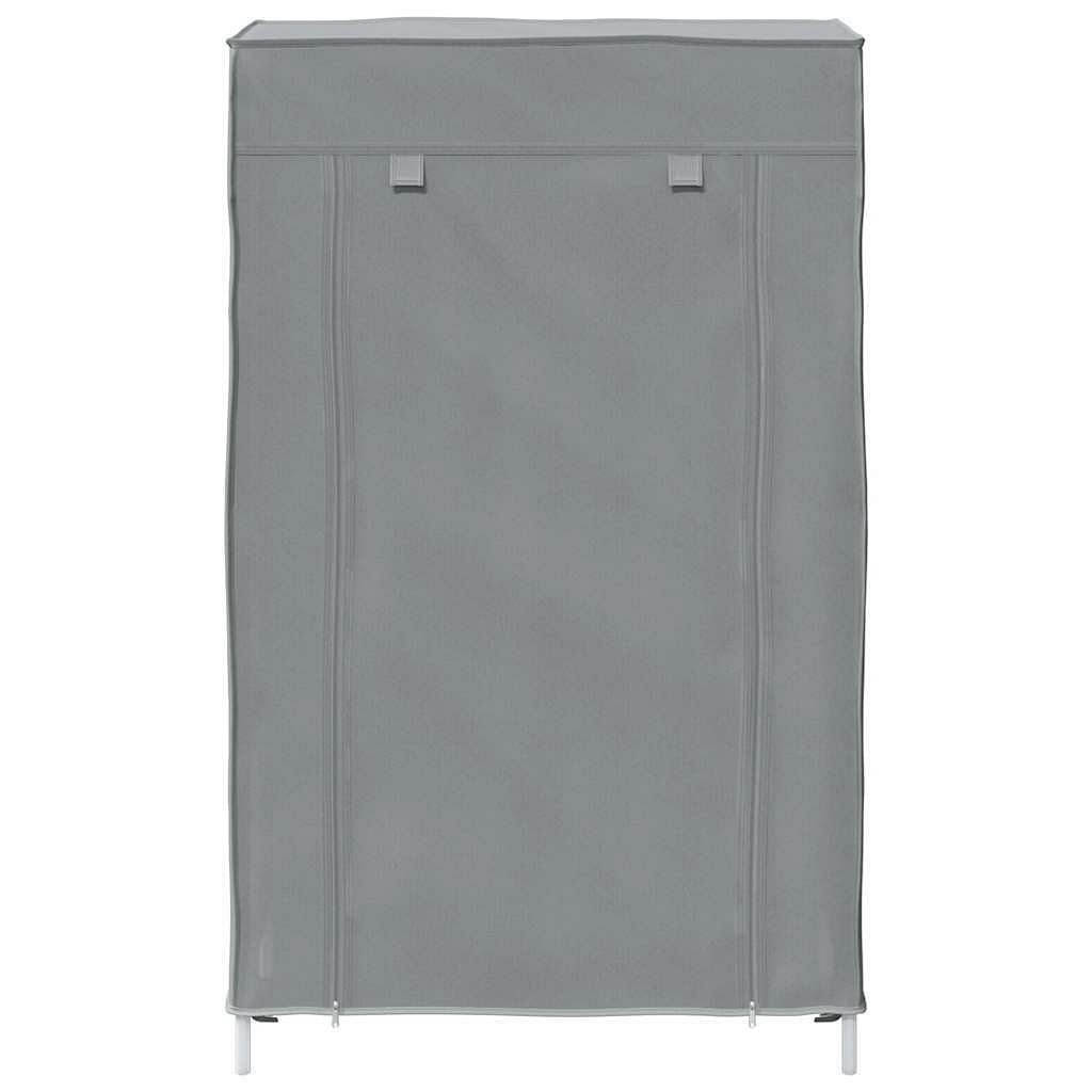 w2b vidaxl extendable convertible shoe cabinet grey non woven fabric powder coated steel plastic modern for home furniture