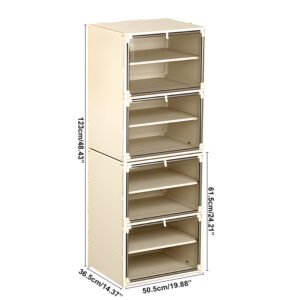space saving stackable shoe rack,3/6 tier combination organizer , load bearing capacity, breathable, odorless