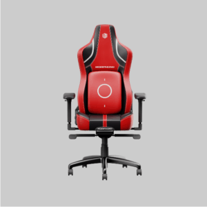 fcj computer gaming chair with footrest genuine leather and pu leather wood metal nylon massage feature for home office