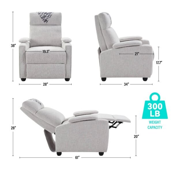 brown recliner sofa