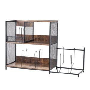 3 tier black metal mesh frame turntable stand living room bedroom record player stand guitar holder holds 300 albums vinyl