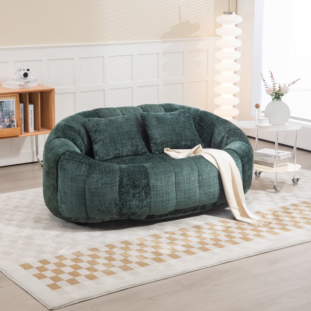 bean bag sofa lazy sofa durable comfort lounger high back bean bag chair couch for adults and kids, indoor & outdoor