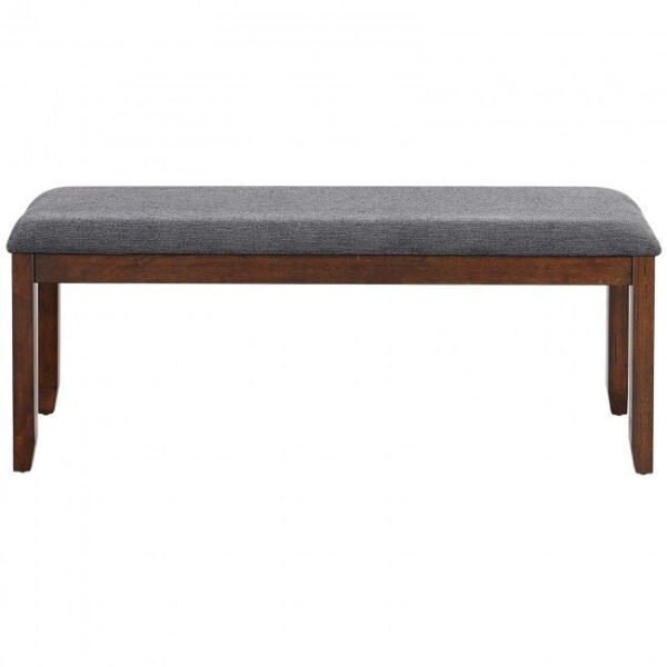 dining room furniture upholstered entryway bench footstool with wood legs