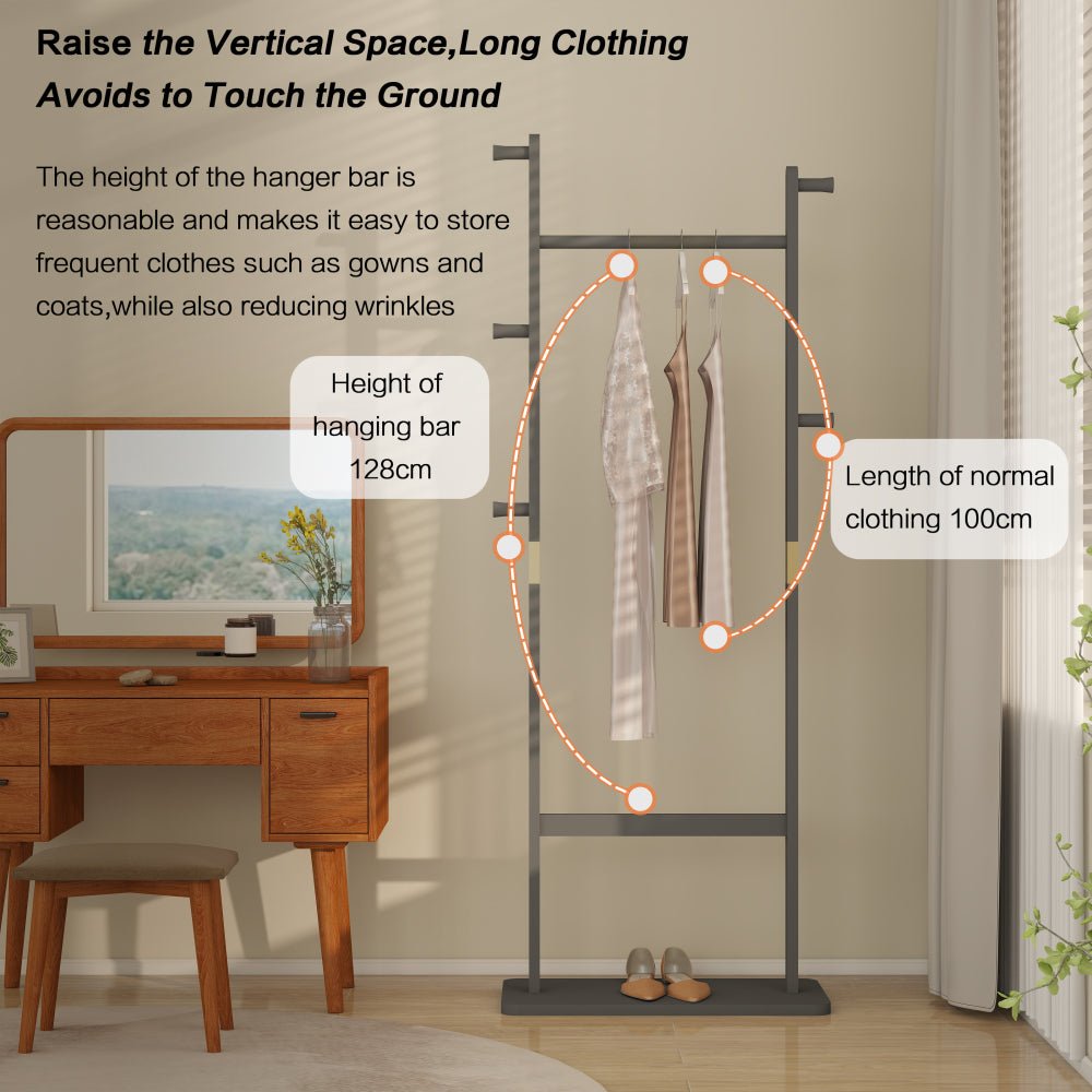 coat racks solid wood hanger 23.6* 11*64.1in solid environmental protection