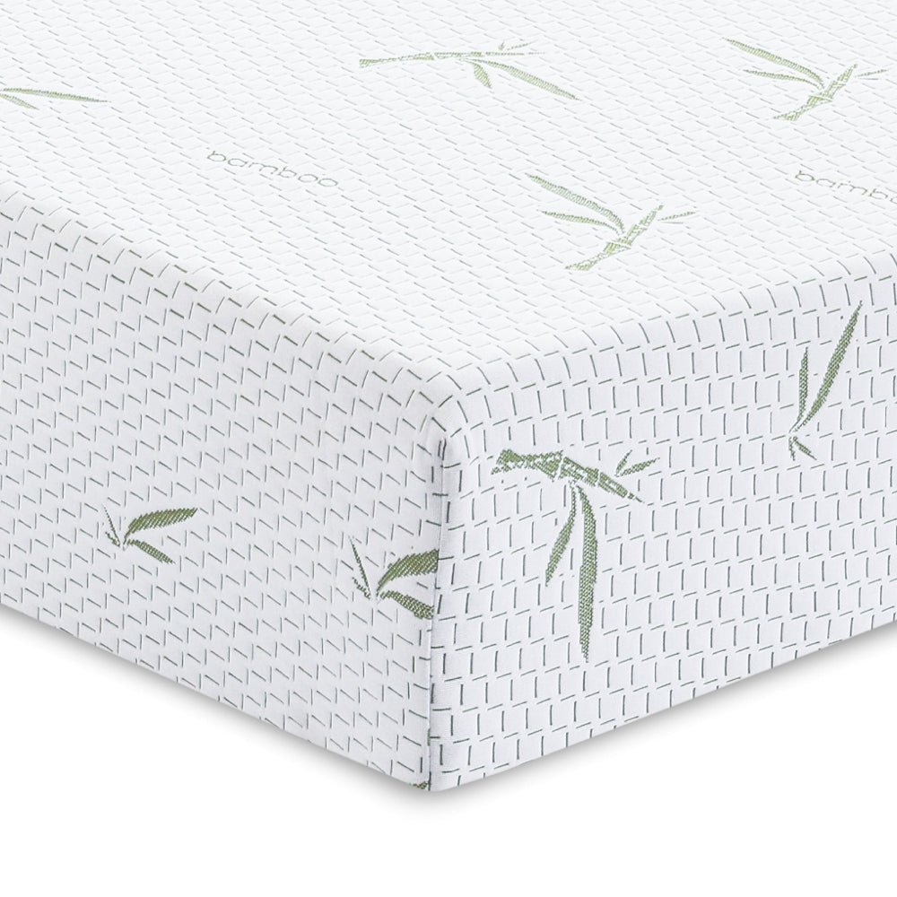 8 inch dual layer memory foam mattress with bamboo infused cover full