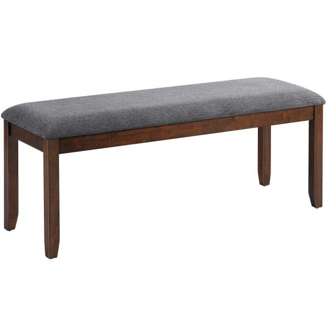 dining room furniture upholstered entryway bench footstool with wood legs