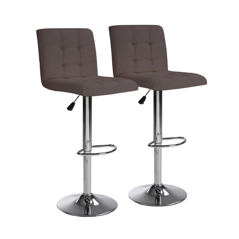 bar stools 1 set of 2, counter height bar stools, square cushion bar stools with back, footstool, cafe, blue, 2 pieces