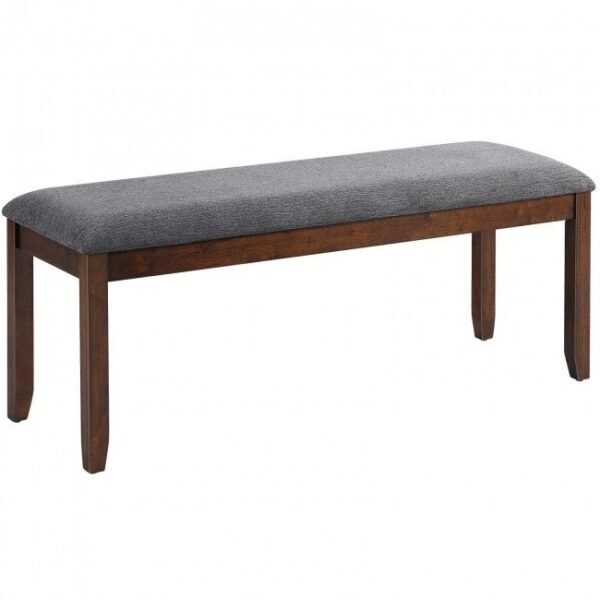 dining room furniture upholstered entryway bench footstool with wood legs