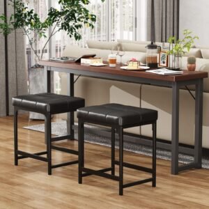 2 pack modern faux leather vanity stool chair makeup stool for vanities in living room bedroom entryway barstools