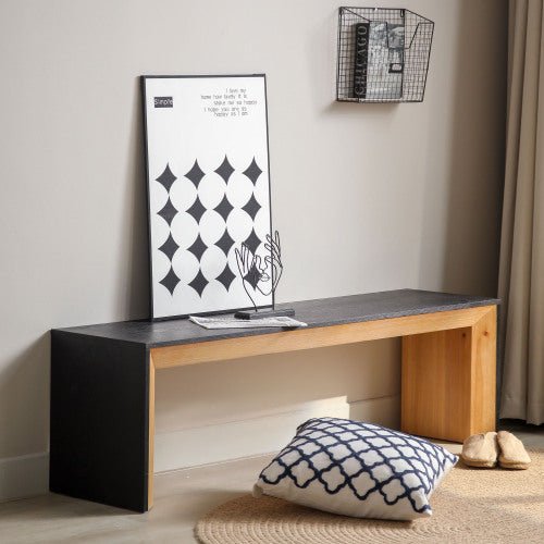 fcj multi coloured wooden bench modern interior bedroom bedside dining room hallway furniture unavailable waifel temu platforms