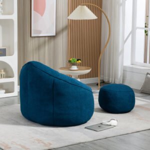 fcj high pressure foam bean bag chair bedding style padded foam padding compressed bean bag footrest comfortable bean bag sofa