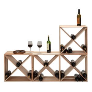 24 bottle red wine rack 4 pieces each