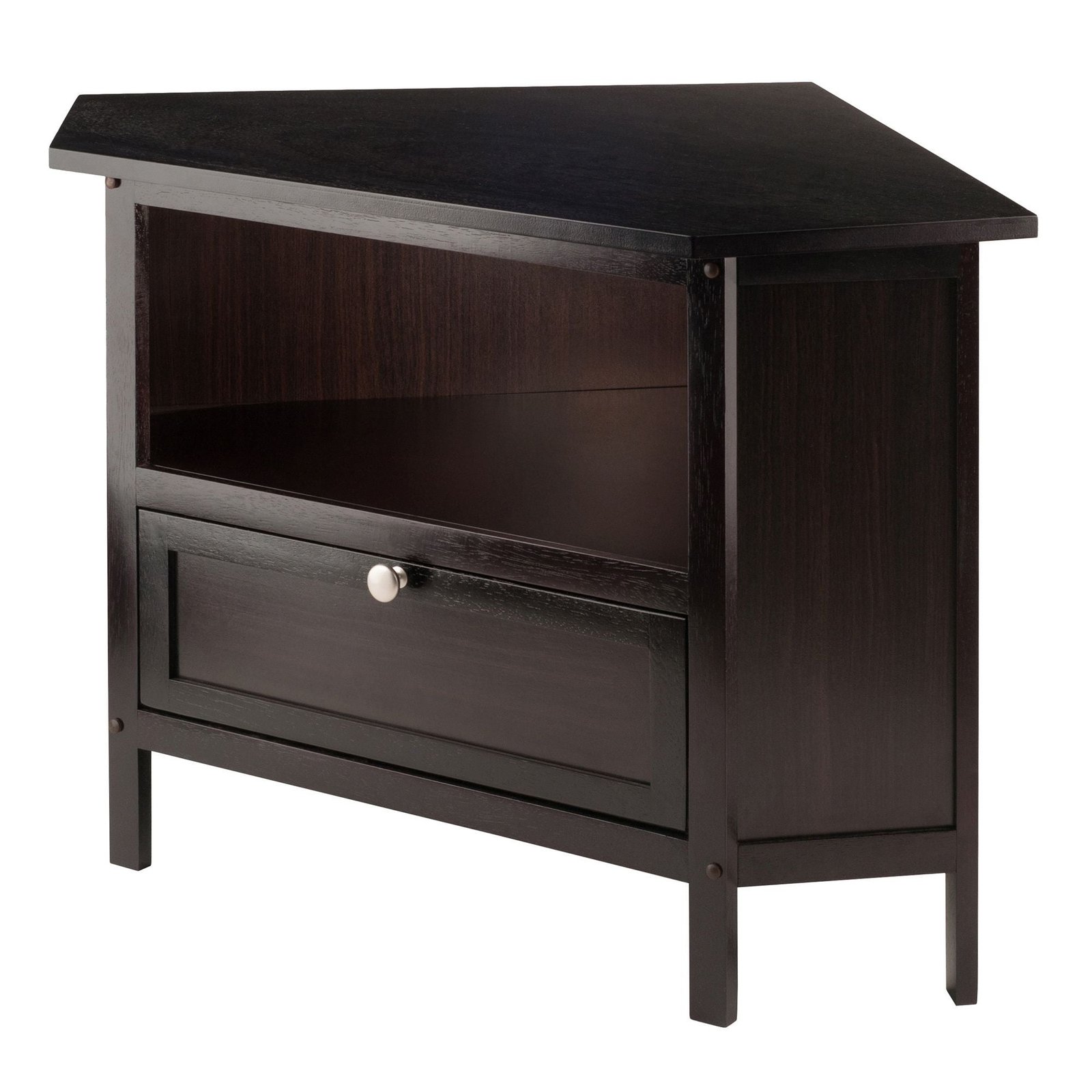 zena espresso corner tv stand