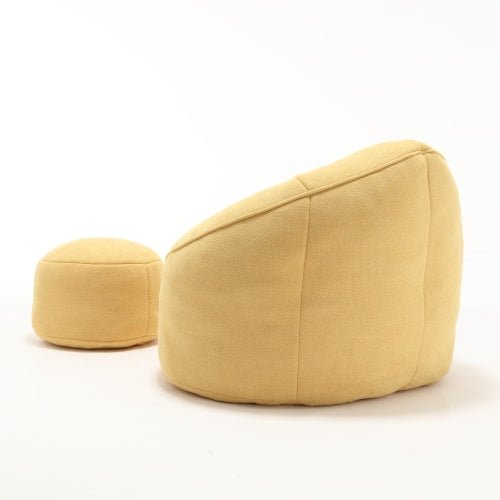 fcj high pressure foam bean bag chair bedding style padded foam padding compressed bean bag footrest comfortable bean bag sofa