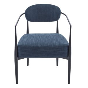 mid century modern upholstered accent armchair