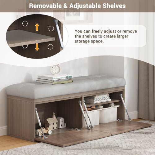 49 inch fcj storage table locker with footstool bedroom furniture
