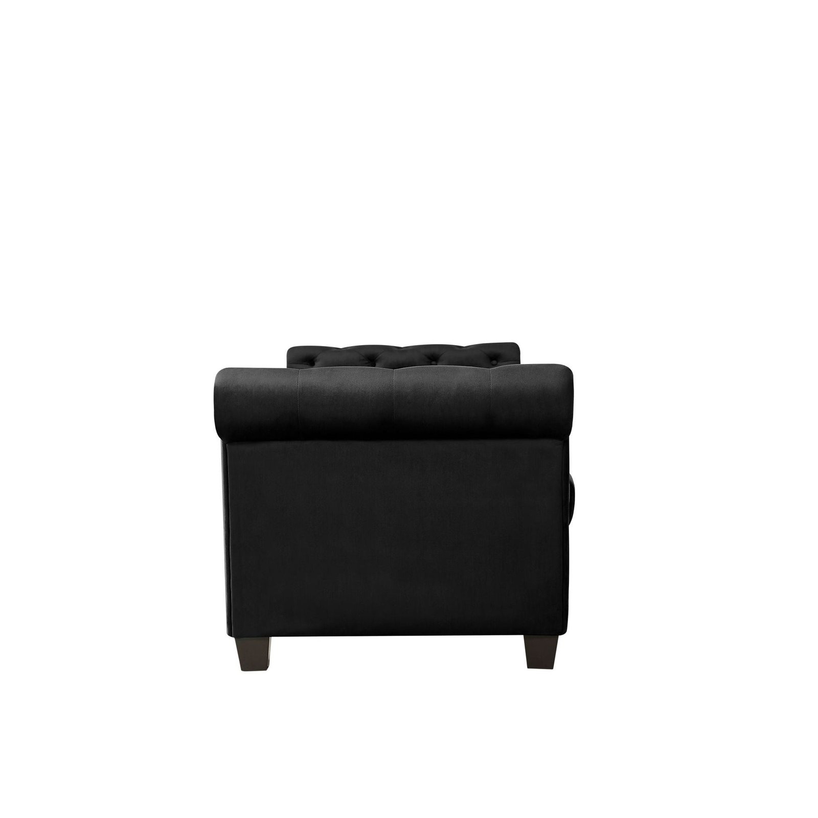 2038 large rectangular black sofa stool elegant ottoman for comfort & style
