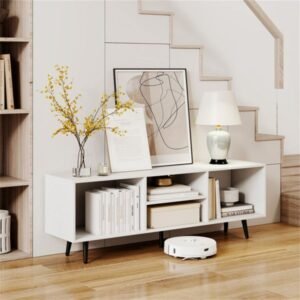 47.5 inches white tv stand