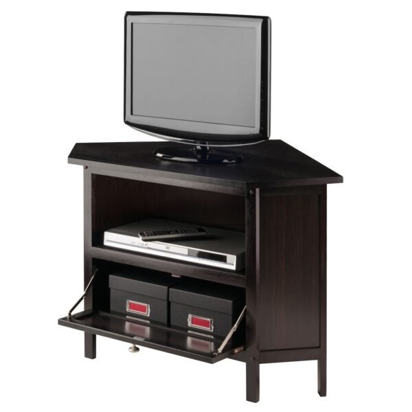 zena espresso corner tv stand