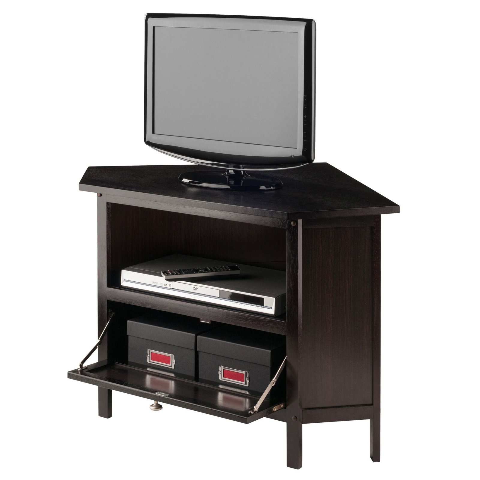 zena espresso corner tv stand