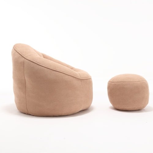 fcj high pressure foam bean bag chair bedding style footrest with padded foam padding compressed bean bag sofa