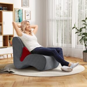 adult friendly soft 28d sponge core skin friendly dutch velvet fabric chaise lounge chair